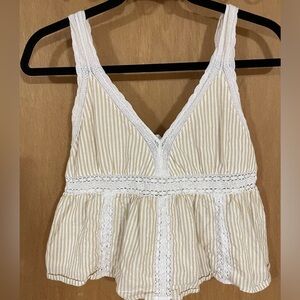 #37- AMERICAN EAGLE- peasant tank top